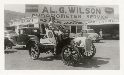 Marcella Anderson in 1901 Cadillac