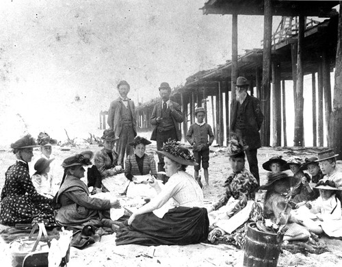 The Sheridan Family at the Beach