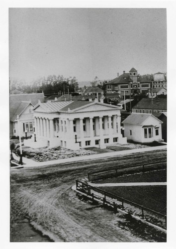 Carnegie Library Exterior Shortly After Completion, 1907