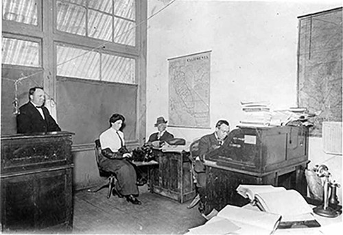 Interior of the Free Press Business Office