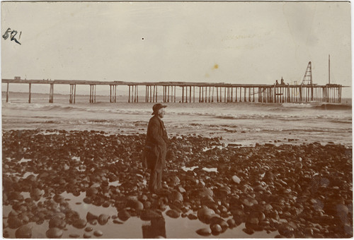 Ventura Beach After a Storm, 1907