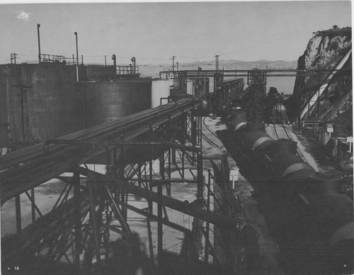 Loading Oil on Railroad Tank Cars