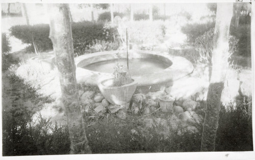 Fountain in the Courtyard at Rancho Camulos