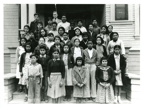 Mountain View School, Fillmore 5th Grade Class, 1938