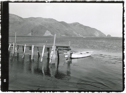 Boat Docked at Mugu Lagoon