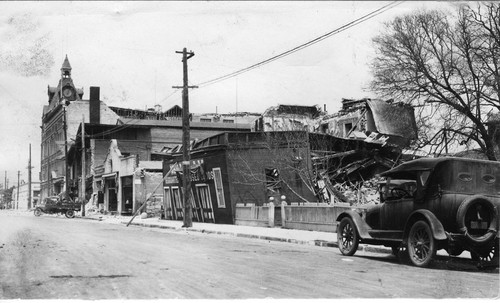 State Street, Santa Barbara Post Earthquake