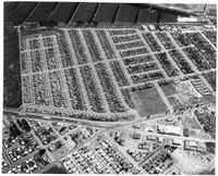 Aerial View of Five Points Park Area