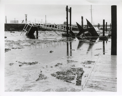 Ventura Harbor Flooded