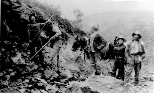 Workers on Norwegian Grade, Conejo Valley