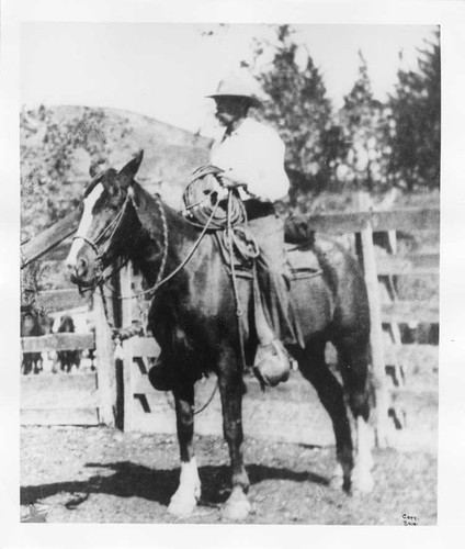 John Dent on Horseback