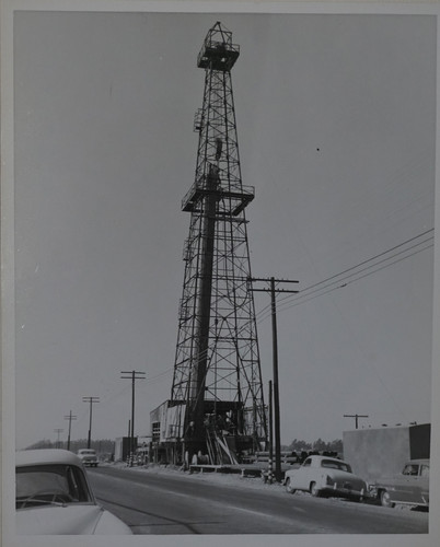 Oil Well Rig Along 5th Street in Oxnard