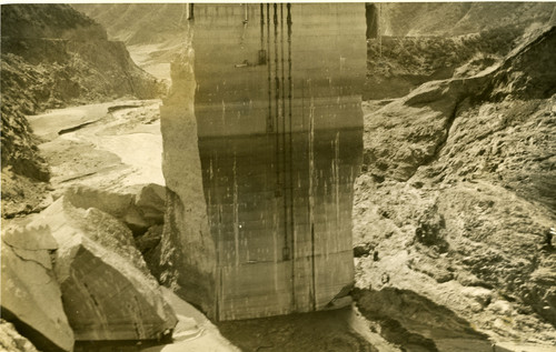 Center of St. Francis Dam