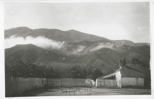 Building with Picket Fence