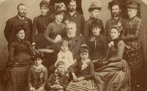 General and Mrs. Vandever with Family and Friends