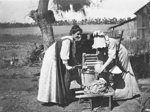 Women Doing Laundry