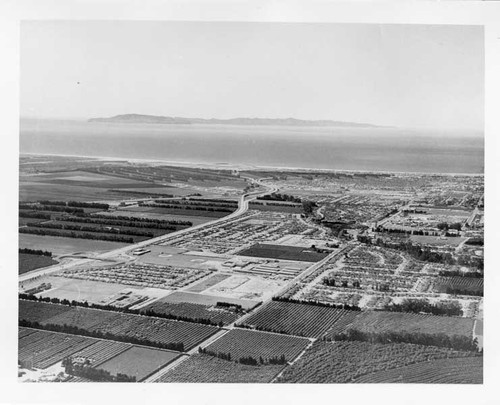 Aerial View of East Ventura from Hill and Telegraph Roads