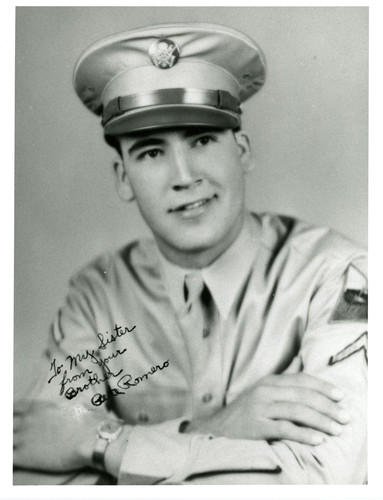 Pete Romero, Portrait in Military Uniform