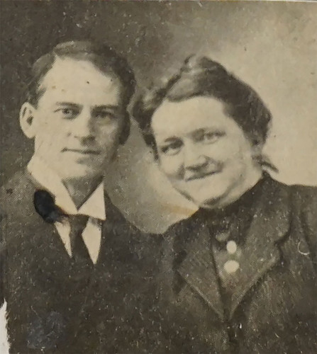 Portrait of Reverend Edwin Meacum and Mrs. Meacum