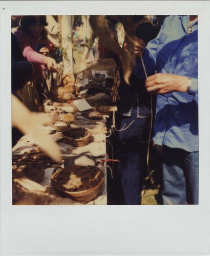 Basket Making Demonstration at San Buenaventura Mission Bicentennial