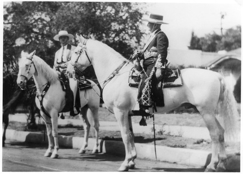 Adolfo Camarillo and Another Man on Horseback