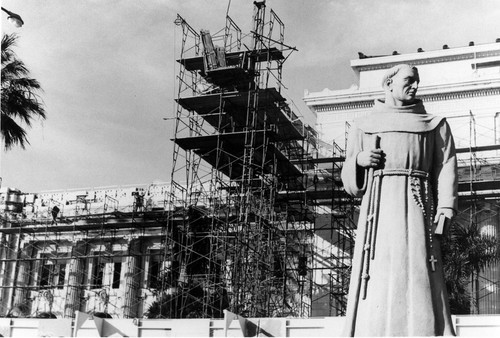 Ventura County Courthouse Renovation Showing Scaffolding