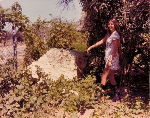 Young Woman at San Buenaventura Mission Aqueduct