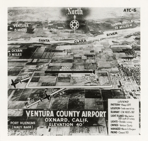 Aerial View of Ventura County Airport