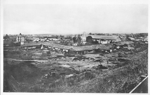 Mission San Buenaventura Grounds, 1870s