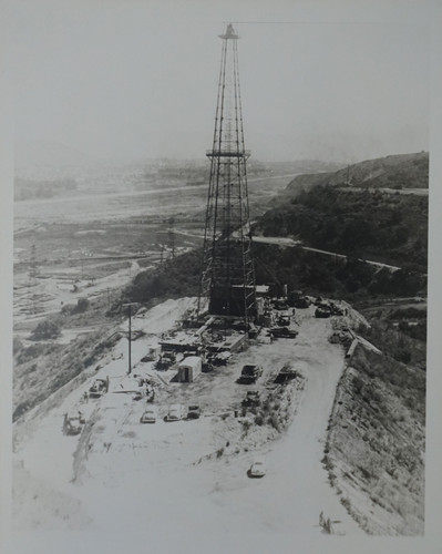 Oil Well Rig Bird's Eye View