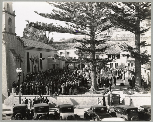 San Buenaventura Mission Sesquicentennial Tree Planting Ceremony