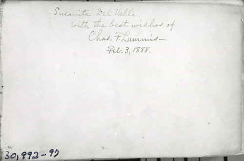 Message Inscribed Inside Book Cover — Calisphere