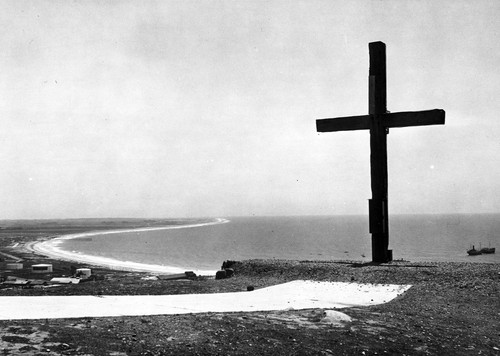 View of Ventura, from Serra's Cross Toward Pierpont Bay