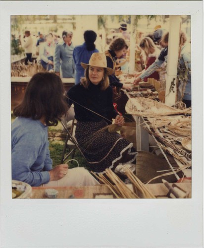 Basket Making Demonstration at San Buenaventura Mission Bicentennial