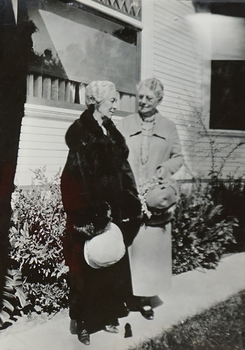 Two Women Outside of Daily Home