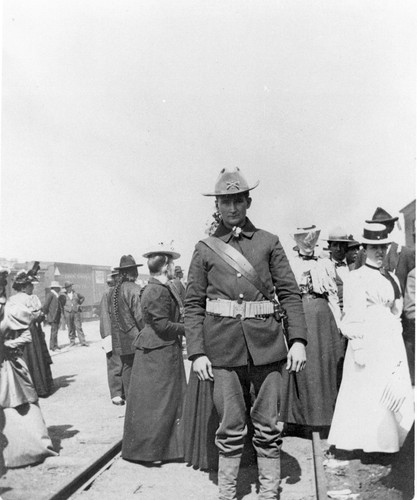 H. P. Flint Jr. in Military Uniform