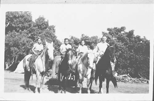 Group Photo on Horseback at Gardner Ranch