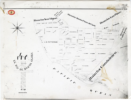 Photo of Map of Rancho El Rio de Santa Clara