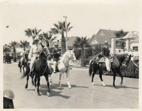 Parade along C Street, Men on Horseback