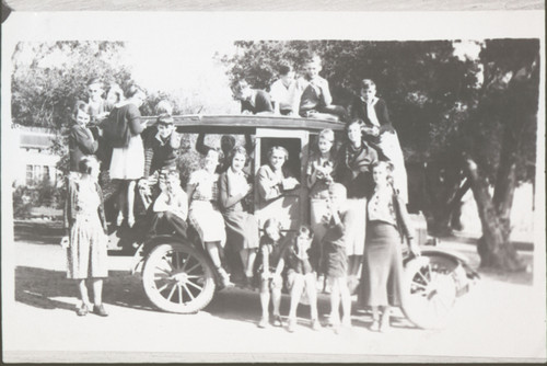 Kids in 1927 Model T