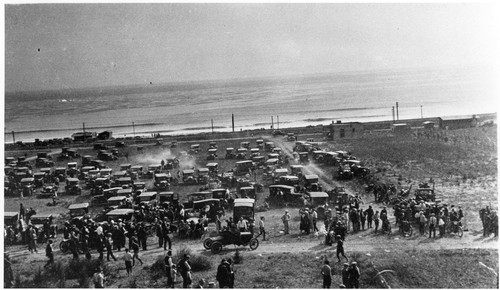 Santa Barbara Motorcycle Club Meeting at La Conchita del Mar