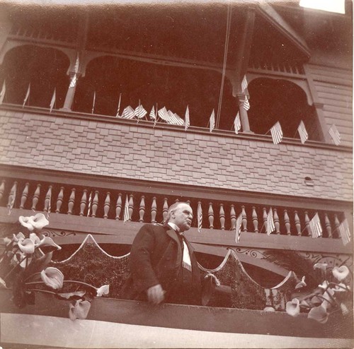 President William McKinley at Plaza School