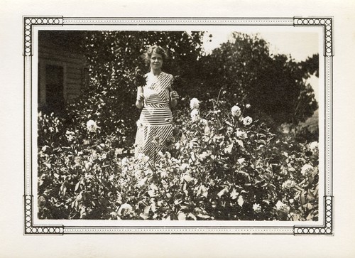 Bonita McFarland in Dahlia Garden