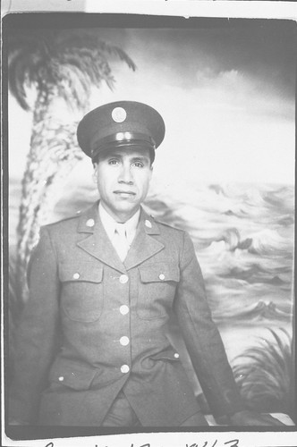 Arnulfo Sanchez Portrait in Uniform