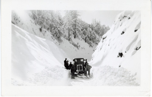 Snowy Scene on Maricopa Highway