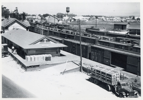 Oxnard Rail Depot during World War II