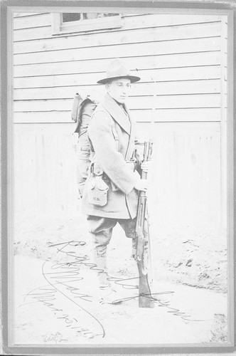 Max Riave in World War I Uniform