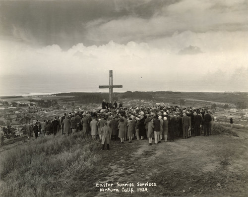 Cross on Hill, Easter Services