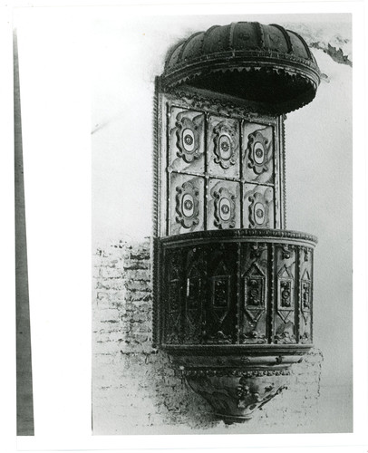 Original Pulpit From San Buenaventura Mission