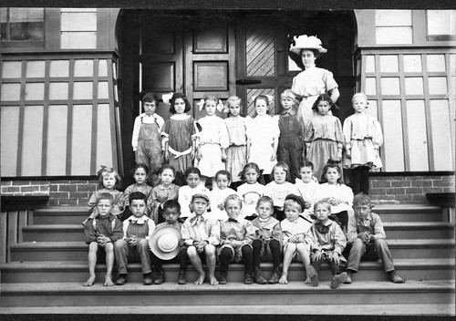 School Children with Teacher