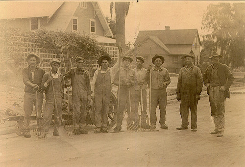 Pavins Company Workers Group Photo